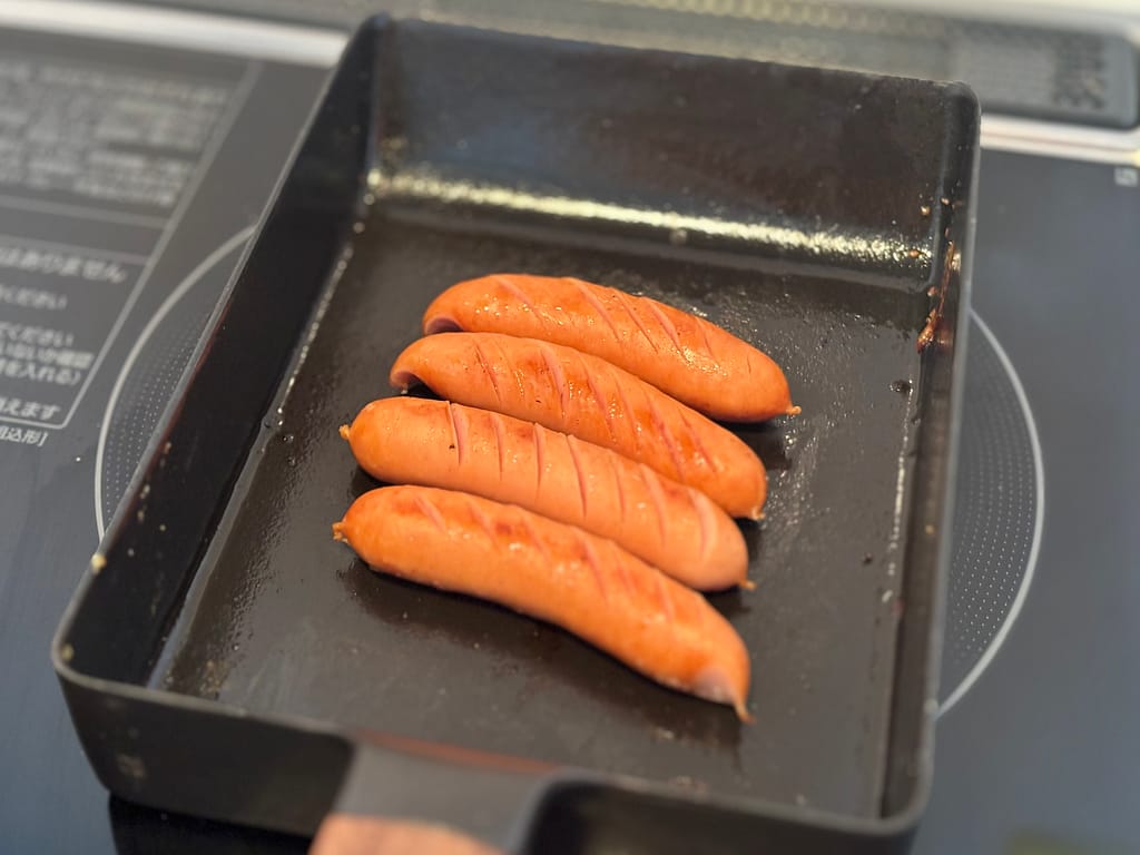 ついでに焼いたウィンナー