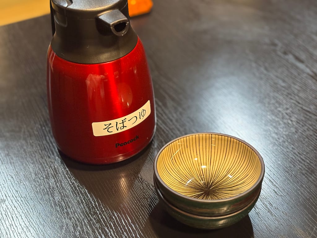 瓦そばの特性そばつゆ