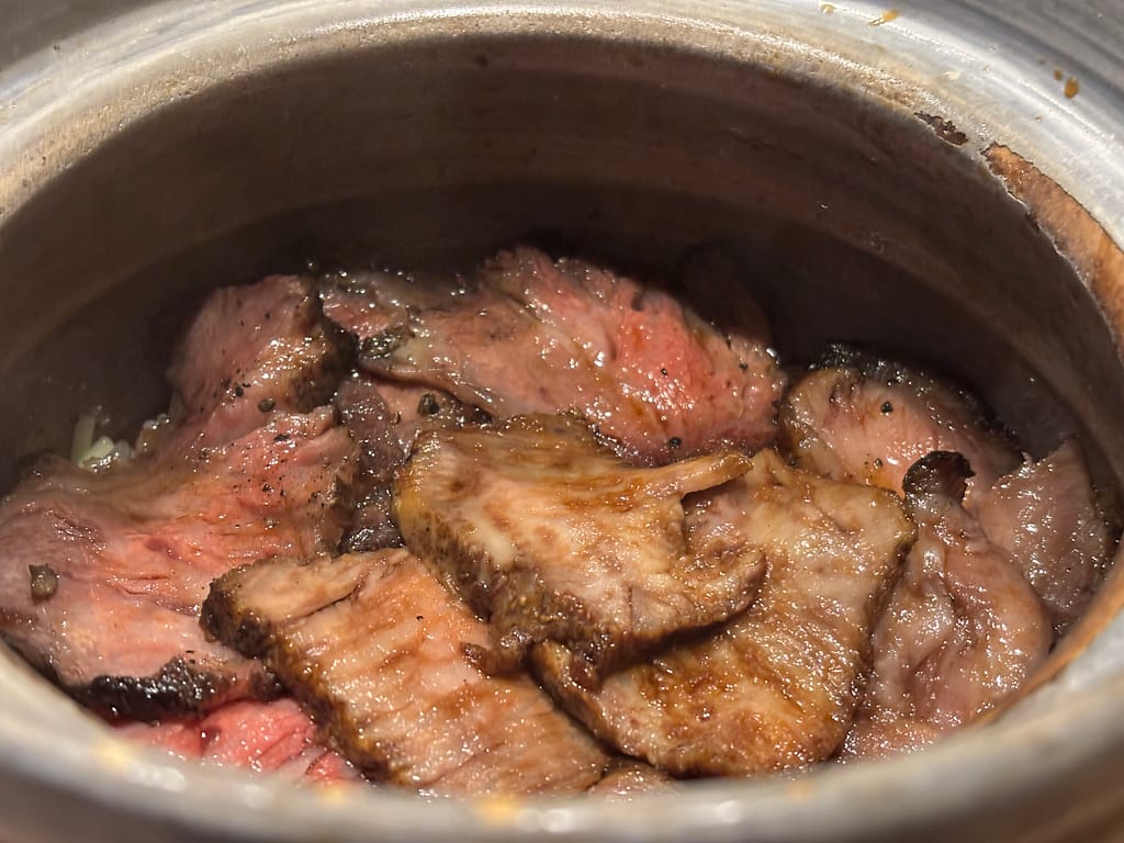 豊後牛ひつまぶし（2,909円）のアップ写真