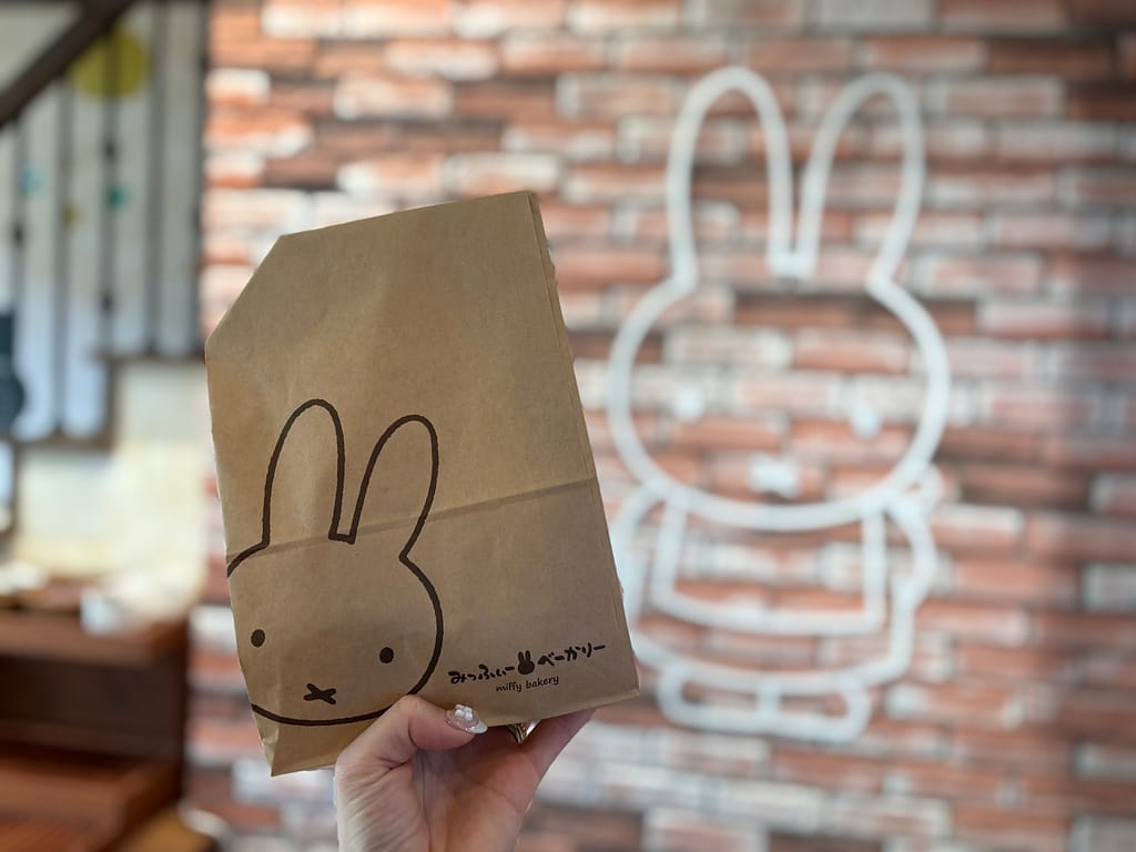 購入後の袋もミッフィーが印刷されていてとても可愛らしい様子